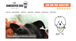 Desktop Screenshot of iamvancouverdog.com